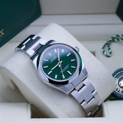 rolex 31mm green|Rolex oyster perpetual 31 price.